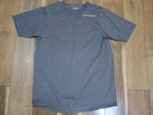 Troy Lee Designs Men's Gray Stretchy Short Sleeve Crew Neck Shirt Sz L - Picture 1 of 9