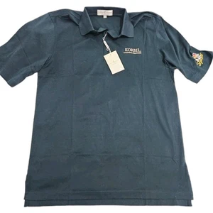 Nuevo con etiquetas Polo Hombre Grande L Verde Korbel Champagne/NBC Sports Lisle Algodón Golf - Imagen 1 de 7