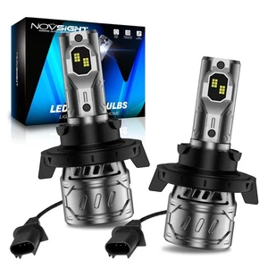 NOVSIGHT 9008 H13 LED Headlight Bulb High Low Beam White Super Bright 13000LM 2X - Bild 1 von 11