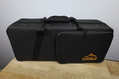 EASTROCK Trompeta Latón Bb Níquel Rojo Instrumento con Estuche - Nuevo Foto 1 de 4