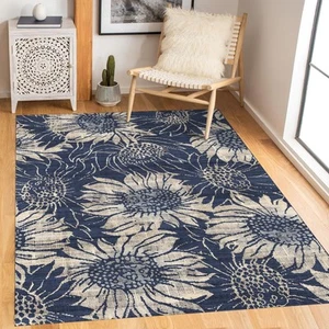 5x7 Area Rugs for Living Room,Non Slip Vintage Design Boho Rug Machine Washab... - Picture 1 of 8