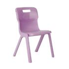 Titan One Piece School Chair Size 4 Purple KF78518