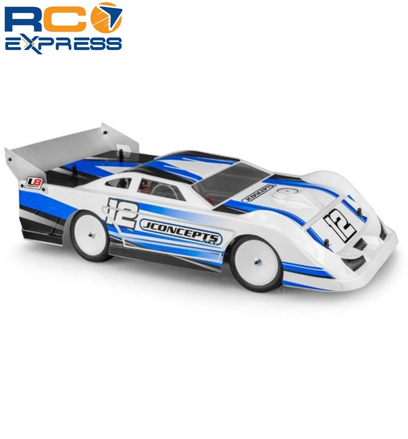 JConcepts 8 Night Body 10.25 Wide Late Model Dirt Oval Body Clear JCO0396 - Image 1 of 1