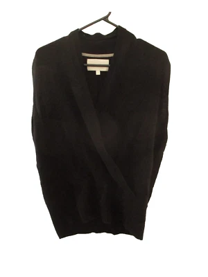 Brouhu Walker L new with tags cashmere black vest sweater - Image 1 of 4
