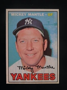 Tarjeta de béisbol 1967 Topps #150 Mickey Mantle (ex-mt/nm) - Imagen 1 de 2