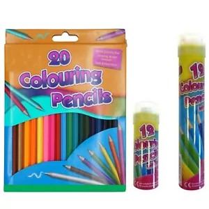 Half/Full Size Coloring Pencil Box Kids Adults Sketching Drawing Pencil Colors - Picture 1 of 11