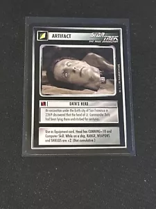 Star Trek CCG Alternate Universe Data's Head - Foto 1 di 2