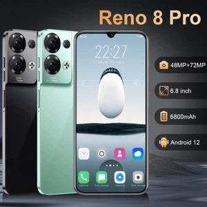 Teléfono Celular Inteligente HD 6.8" 6800mAh Batería Face ID Doble SIM Teléfonos Android - Imagen 1 de 14