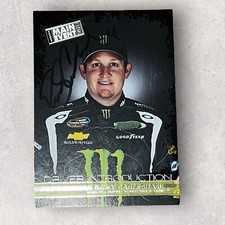 Ricky Carmichael NASCAR autographed card 2011 WHEELS MAIN EVENT MONSTER ENERGY