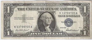 USA $ 1 1957 Silver Certificate - Picture 1 of 2