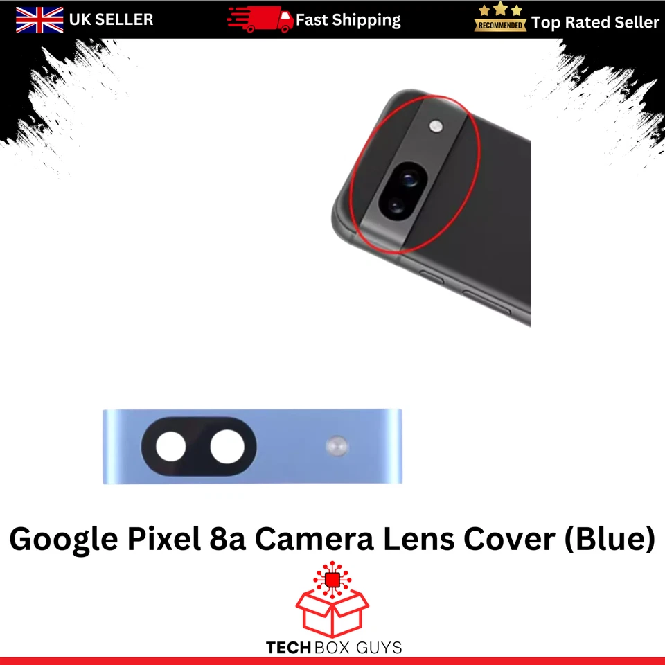 For Google Pixel 8a Camera Lens Cover Premium Quality Replacement UK (Blue) - Image 1 of 1