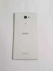 Génuine Couvercle Arrière Cache Batterie Blanc SONY Xperia M2 ( D2303 ) - Photo 1 sur 2