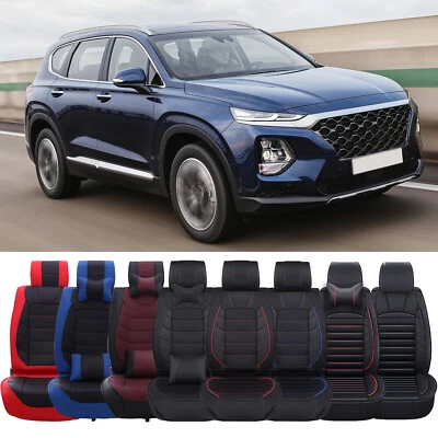 For Hyundai Santa Fe Sonata Full Set Car Seat Covers 5-Seat Front + Rear Cushion - Изображение 1 из 4