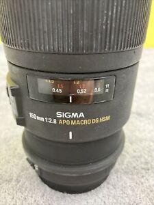 Sigma EX 150mm 1:2.8 APO Macro DG HSM Lens For Canon AF/M Focus