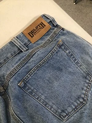 Duluth Trading 37 x 29 (Tag 38x30) Light Wsh Jeans Work Casual Reinforced Pocket - Image 1 of 4
