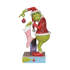 Dr Seuss The Grinch by Jim Shore - Grinch Stealing Ornaments - Picture 1 of 2