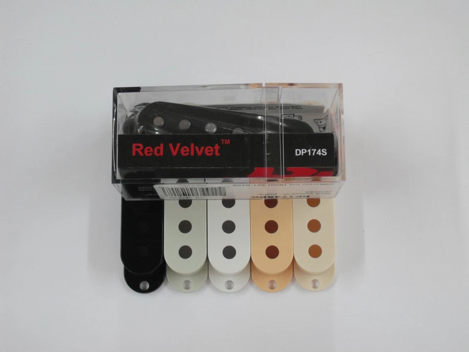 DiMarzio Red Velvet REVERSE WOUND MIDDLE Single Coil Pick-up DP 174S - Image 1 of 1