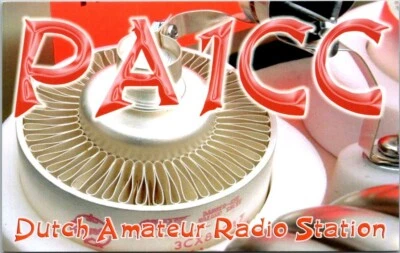 VTG HAM RADIO CQ QSL QSO POSTCARD PA1CC TILBURG NETHERLANDS 2008 - Image 1 of 2
