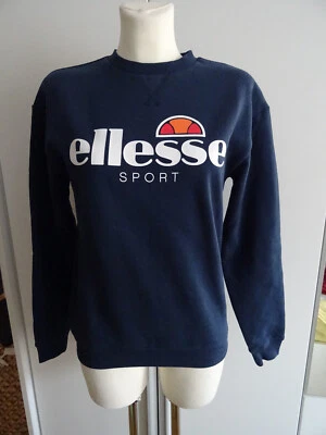 dunkelblaues Sweatshirt von Ellesse, Größe 36 - NEU - Bild 1 von 4