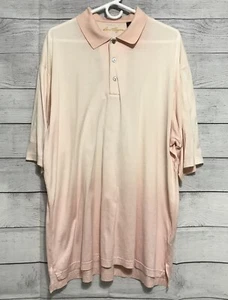 Ben Hogan Men's Size XL Golf Polo Shirt Pink Short Sleeve Mercerized Cotton - Picture 1 of 8