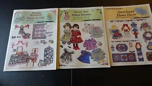 Sewing Patterns Vintage SUNRISE 335 390 301 Romantic Decor Gifts Dresses Lot 3 - Picture 1 of 10