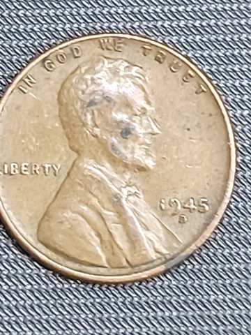 1945D D/D Lincoln Wheat Penny Rpm Double Ear Ddo Cover