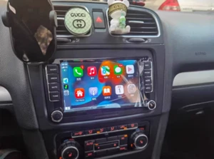 7” Apple CarPlay For VW GOLF MK5 MK6 EOS Car Stereo Radio Android 13 GPS NAVI BT - Picture 1 of 13