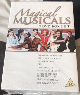 MAGICAL MUSICALS DVD OOP RARE WIZARD OF OZ HOWARD KEEL GENE KELLY BRIDES NEW - Image 1 of 3