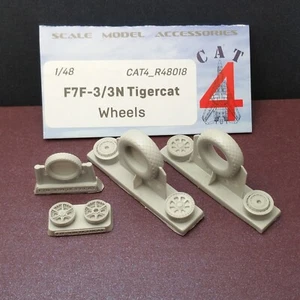 CAT4 R48018 F7F-3/3N ruedas Grumman Tigercat actualización azul marino de EE. UU., resina escala 1:48 - Imagen 1 de 10