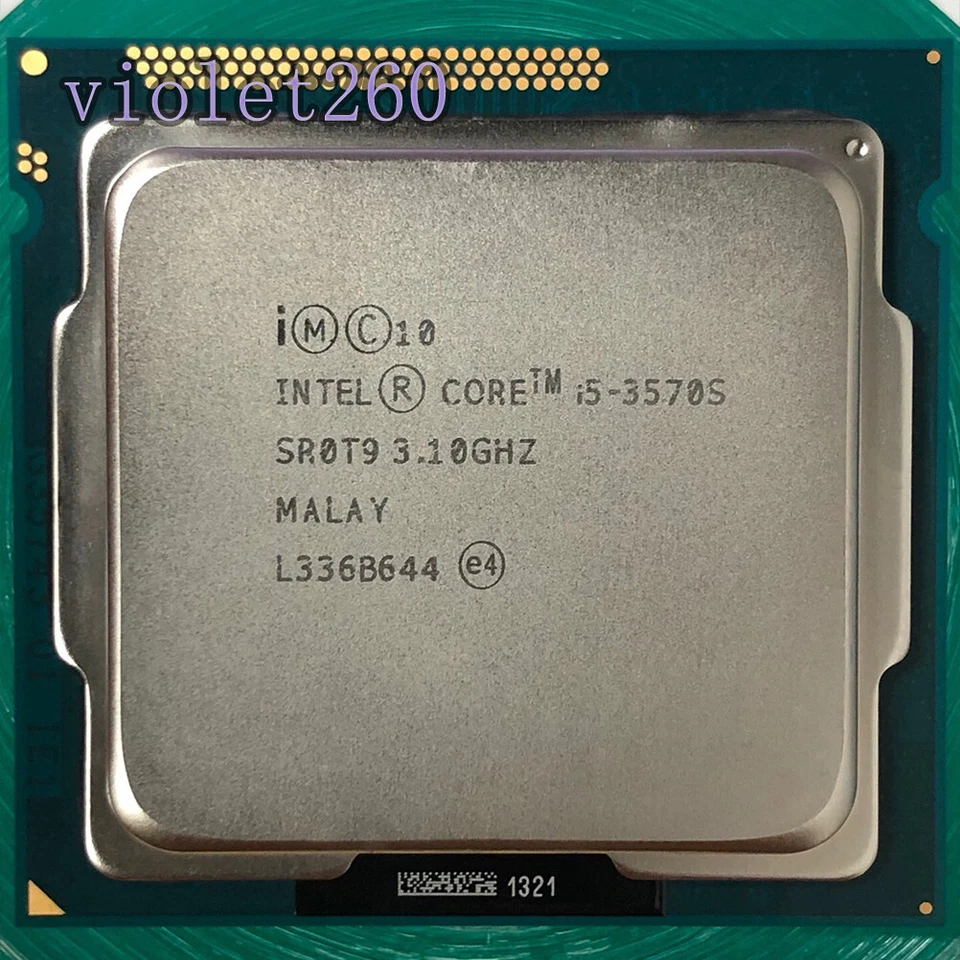 3rd Gen Intel Core i5-3570s LGA1155 CPU Processor 3.1GHz SR0T9 6MB Quad Core 65W - Image 1 of 1