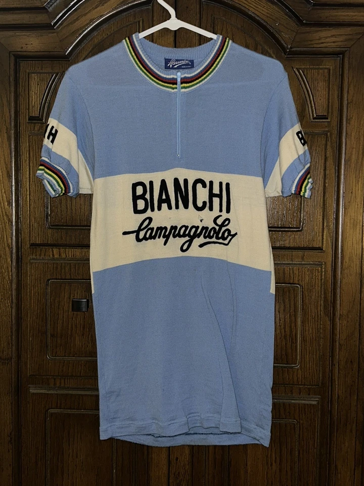 Alessandro Bianchi Campagnolo wool Jersey  - Image 1 of 4