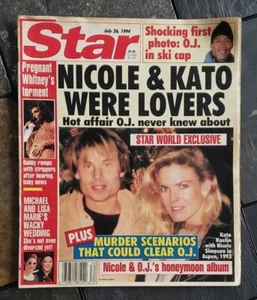 Vtg Star Tabloid July 26 1994 Kato OJ Simpson Whitney Houston Lisa Presley - Picture 1 of 1