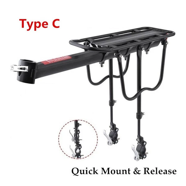 Fahrrad Gepäckträger für Alu Mountainbike Gepäckträger Schnellspannhebel 108007