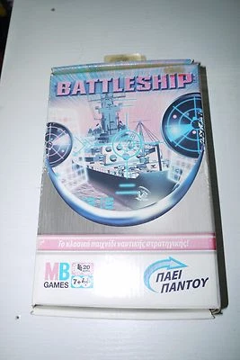 TRAVEL BATTLESHIP MILTON BRADLEY HASBRO GREEK BOARD GAME BOXED - Image 1 of 4