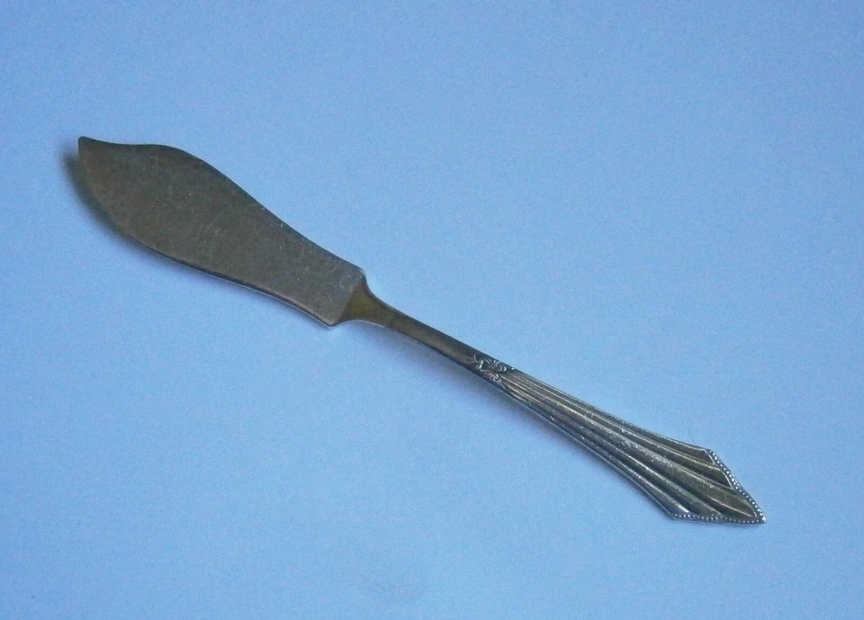 WMF Fächermuster kleines Kaviarmesser nur 12,5 cm 90 er Silber - Bild 1 von 1