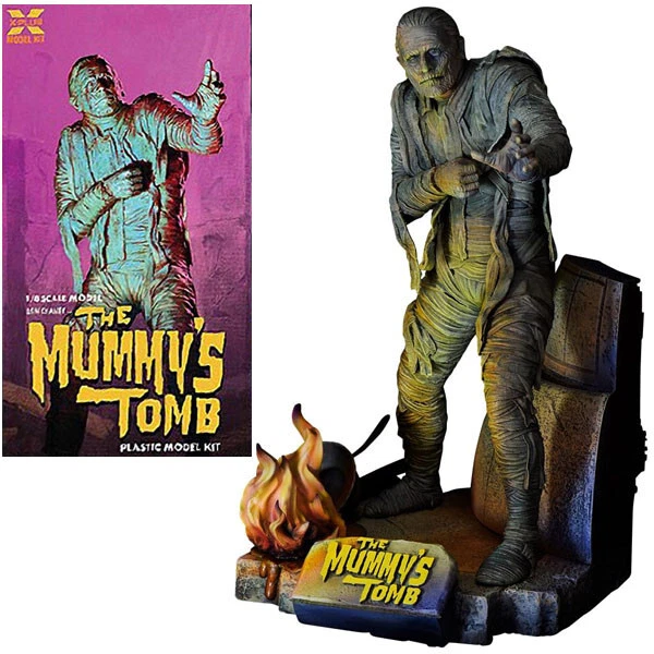 X-Plus Lon Chaney The Mummy's Tomb 1/8 Scale Plastic Model Kit and In Stock