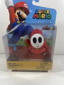 Shy Guy With Propeller World Of Nintendo Super Mario Figure Jakks 4" New NIB - Picture 1 of 4