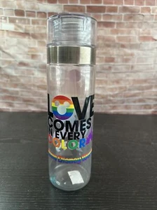 Botella de agua Orgullo LGBTQ Parks “El amor viene en todos los colores” - Imagen 1 de 8