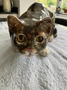 Signed Winstanley Cat Size 5 Glass Eyes - Picture 1 of 5