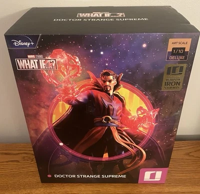 Iron Studios Statue Doctor Strange Supreme Deluxe What if..  Art Scale 1/10 - Image 1 of 4