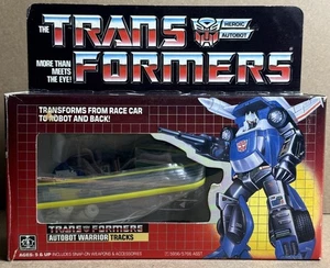 1985 Transformers G1 Autobot Tracks Action Figure VINTAGE Boxed - Picture 1 of 19