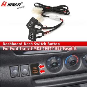 Per Ford Transit MK2 1994-1999 Facelift Interruttore a Pulsante Sul Cruscotto - Foto 1 di 10
