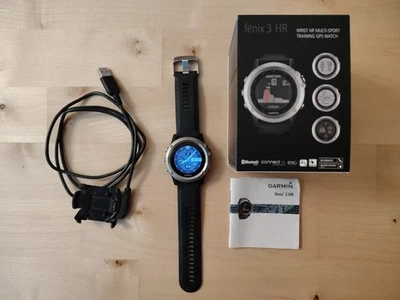Garmin Fenix 3 HR GPS-Multisportuhr SmartWatch + OVP + Ladekabel + Manual - Bild 1 von 4