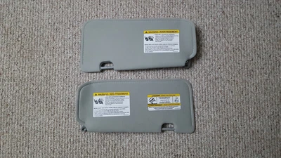 01-08 Ford Escape Mazda Tribute Mercury Mariner Sunvisor Sun Visor Set Grey - Image 1 of 3