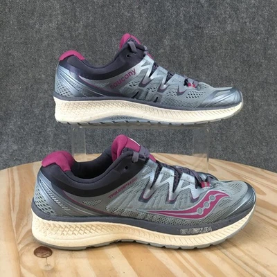 Zapatillas Saucony para mujer 7,5 Triumph ISO 4 grises con cordones parte superior baja S10413-1 Foto 1 de 4