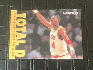Hakeem Olajuwon 1995/96 Fleer TOTAL D Insert (international Version) #203 - Bild 1 von 2
