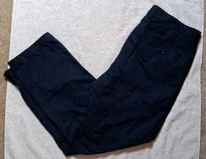 Pantalones Spier Mackay Para Hombre Talla 33 Azul Marino Pantalón Ajustado Tiro Alto Algodón - Imagen 1 de 12