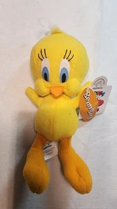 LOONEY TUNES 1997 Applause Bean Bag Doll Tweety Bird Cartoon Plush 6" NEW NOS - Picture 1 of 8