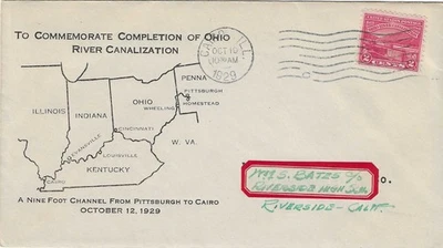 FDC # 681-39     --   unknown maker --    Ohio River - Image 1 of 2