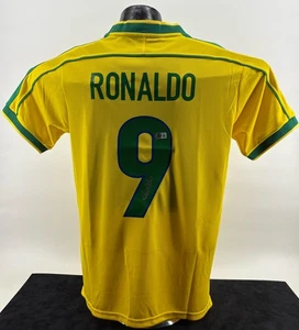 Ronaldo Nazario signiertes Brasilien Trikot Beckett COA - Bild 1 von 1